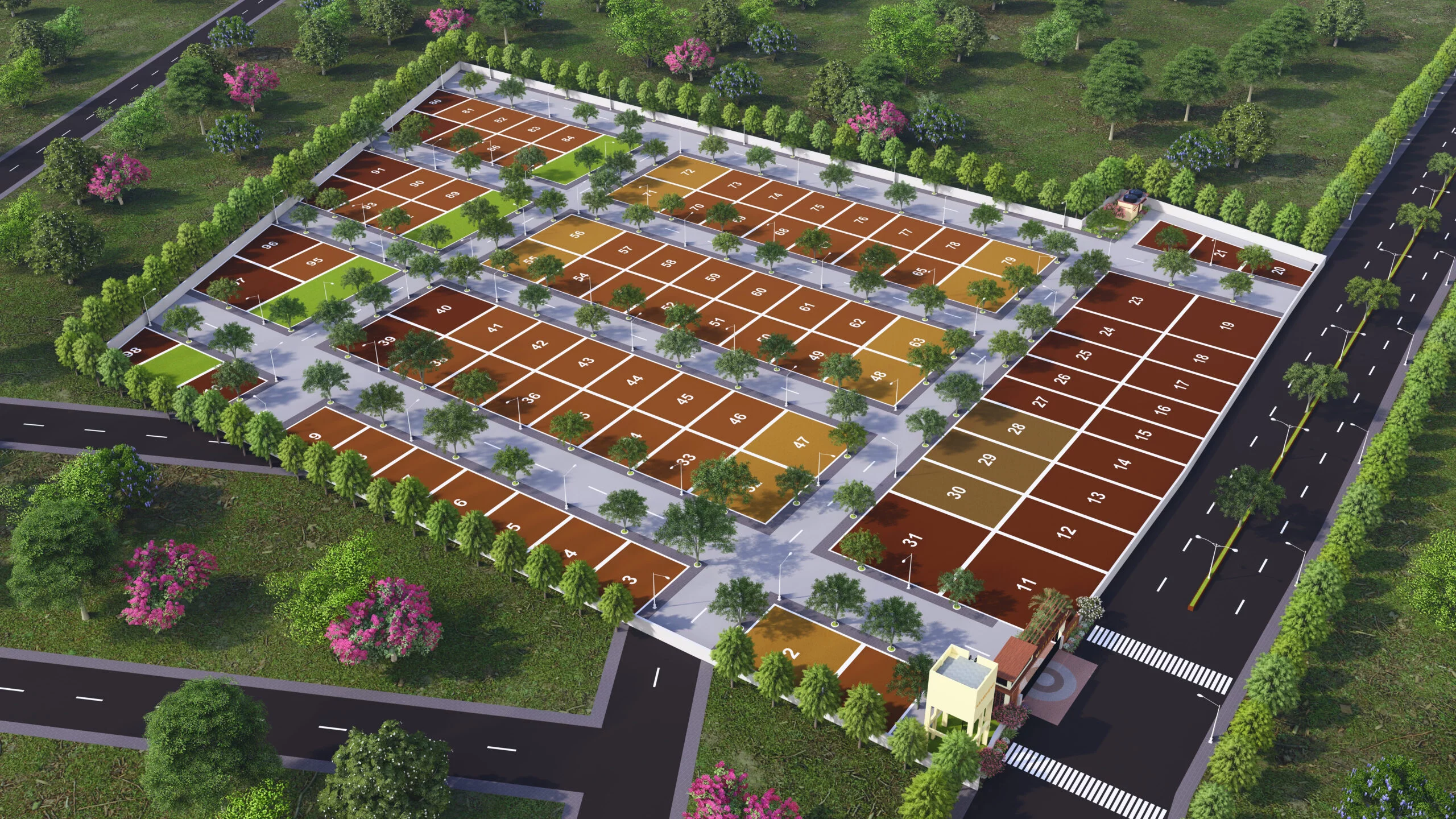 Subha Avasa Aurum Heights Modern Master Plan